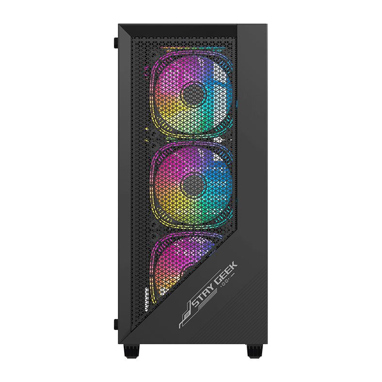 Gabinete Gamer Acegeek Utopia K445, Mid-Tower, Lateral de Vidro, Preto, AG-UTOPIA-K445-BK