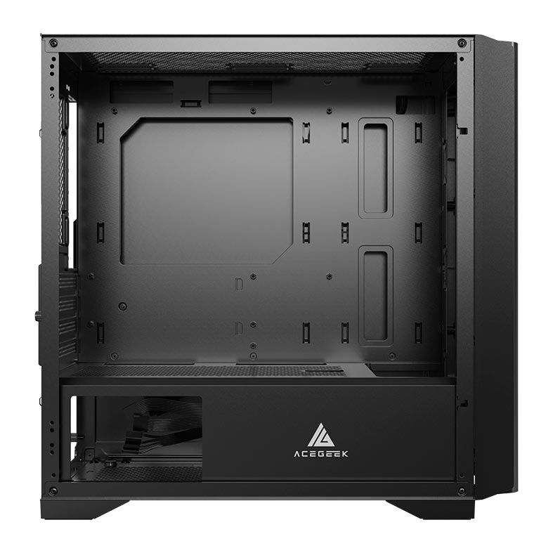 Gabinete Gamer Acegeek Vision M352, Mid-Tower, Lateral de Vidro, Preto, AG-VISION-M352-BK