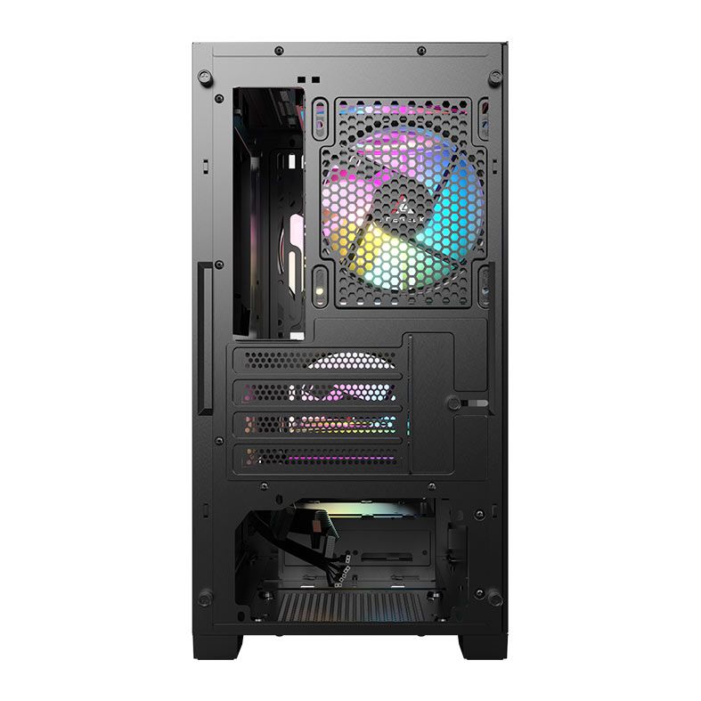 Gabinete Gamer Acegeek Vision M352, Mid-Tower, Lateral de Vidro, Preto, AG-VISION-M352-BK