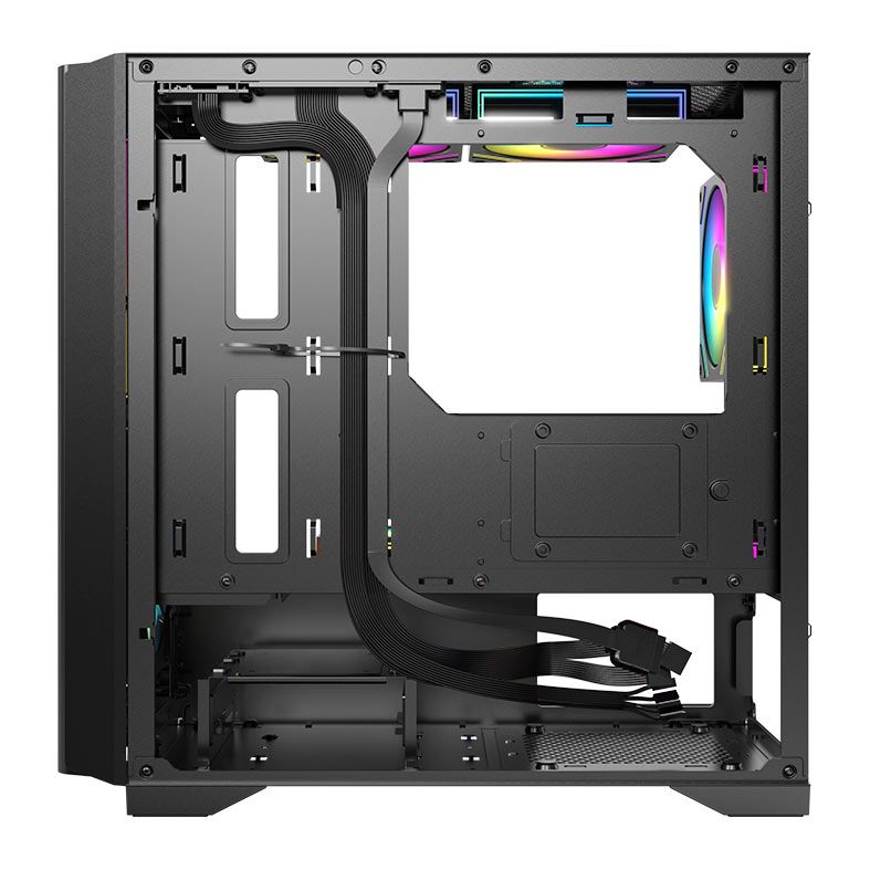 Gabinete Gamer Acegeek Vision M352, Mid-Tower, Lateral de Vidro, Preto, AG-VISION-M352-BK