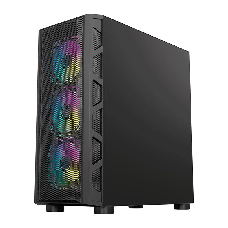 Gabinete Gamer Acegeek Warrior A380 Mesh, Full-Tower, Lateral de Vidro, Preto, AG-WARRIORA380MESH-BK