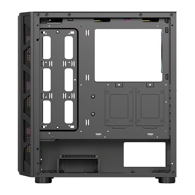 Gabinete Gamer Acegeek Warrior A380 Mesh, Full-Tower, Lateral de Vidro, Preto, AG-WARRIORA380MESH-BK