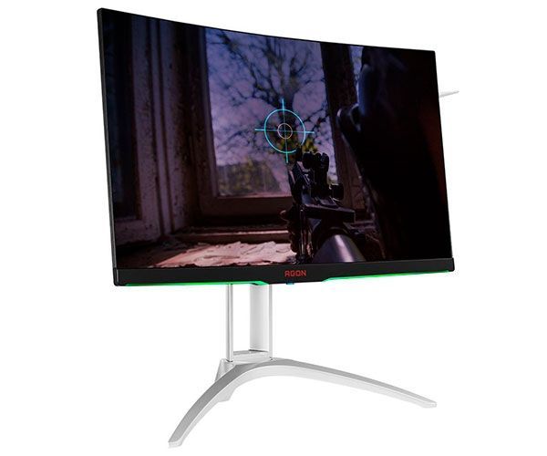 Monitor Gamer AOC Agon 27" Curvo LED 4ms 144Hz WQHD FreeSync VGA/HDMI/DP, AG272QCX
