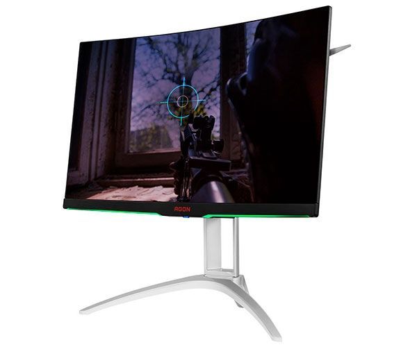 Monitor Gamer AOC Agon 27" Curvo LED 4ms 144Hz WQHD FreeSync VGA/HDMI/DP, AG272QCX