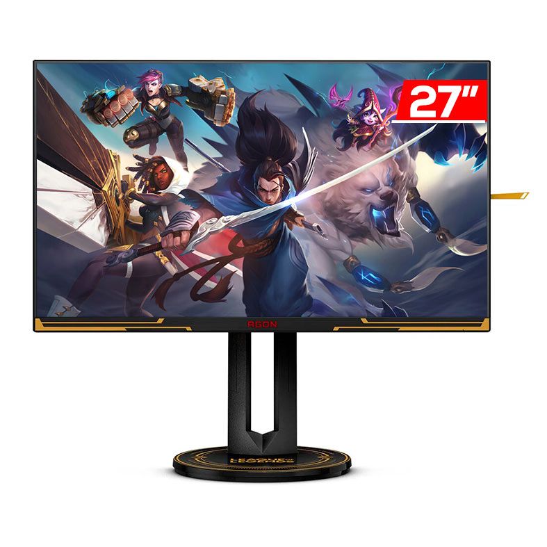Monitor Gamer AOC Agon Pro League Of Legends, RGB, 27 Pol, IPS, QHD, 1ms, 170Hz, HDMI/DP, FreeSync/G-Sync, AG275QXL