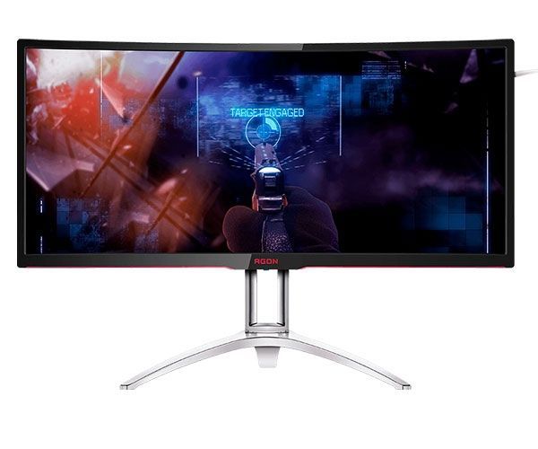 Monitor Gamer AOC Agon 35" Curvo LED 4ms 120Hz UWQHD G-Sync HDMI/DP, AG352UCG