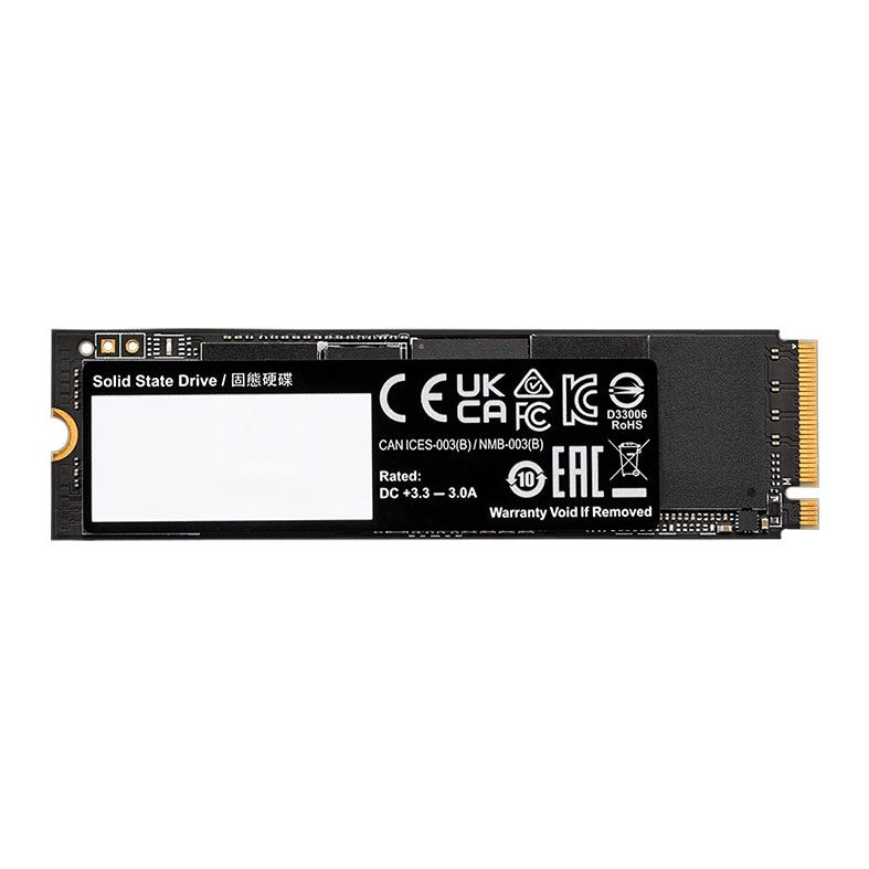 SSD Gigabyte Aorus Gen 4, 1TB, M.2 2280, PCIe NVMe, Leitura 7300 MB/s, Gravacao 6000 MB/s, AG4731TB-G10
