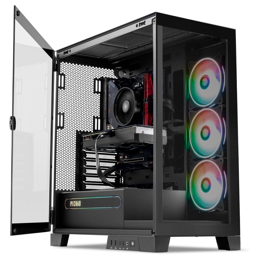 PC Gamer Pichau Pro Racing LP II, AMD Ryzen 7 5800X, GeForce RTX 4060 8GB, 32GB DDR4, SSD M.2 1TB