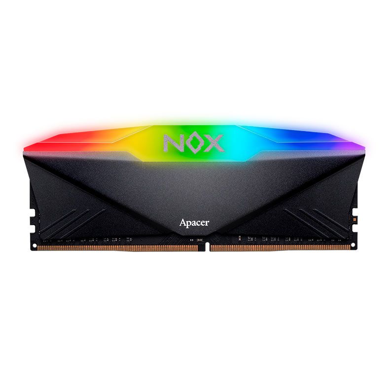 Memoria Apacer Nox, RGB, 16GB (1x16GB), DDR4, 3200MHz, C16, Preta, AH4U16G32C28YNBAA-1
