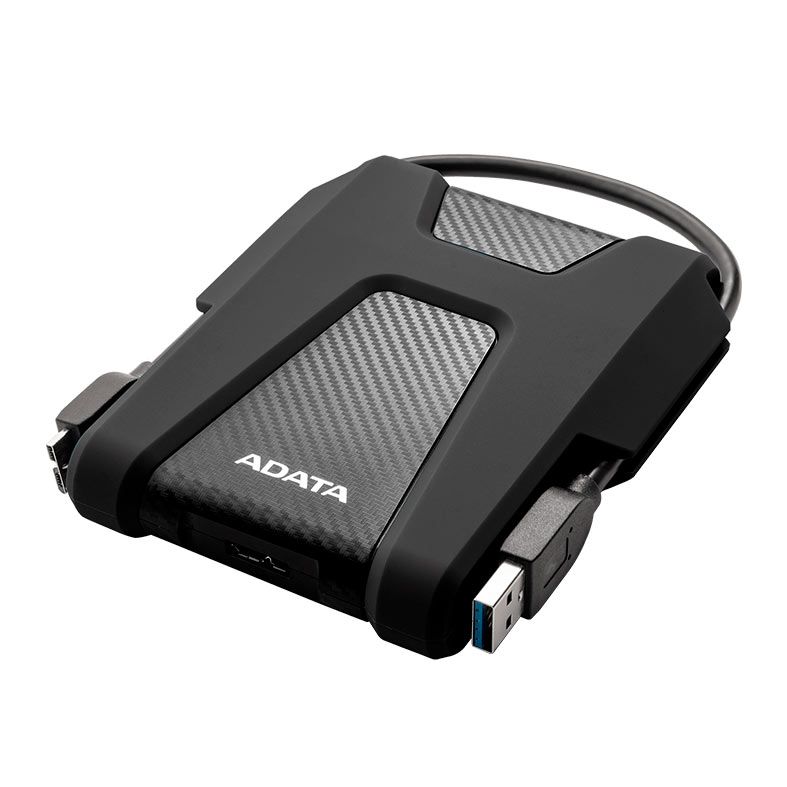 HD Externo ADATA HD680 Durable, 1TB, USB 3.2, Preto, AHD680-1TU31-CBK