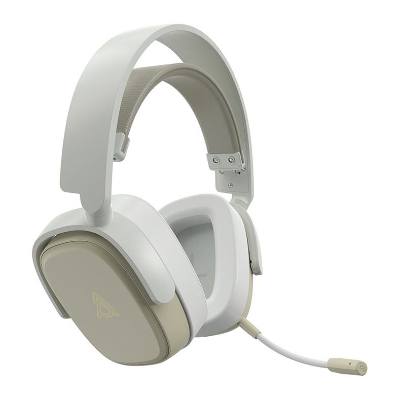 Headset Gamer Ajazz AHM09 Max, Drivers 50mm, Tri-Mode, Cinza, AHM09-MAX-GY