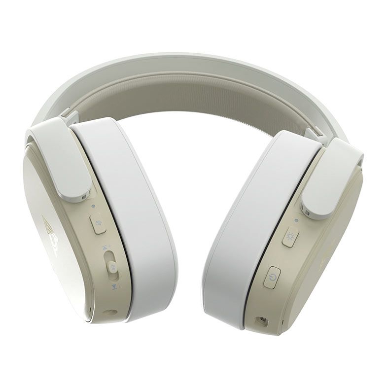 Headset Gamer Ajazz AHM09 Max, Drivers 50mm, Tri-Mode, Cinza, AHM09-MAX-GY