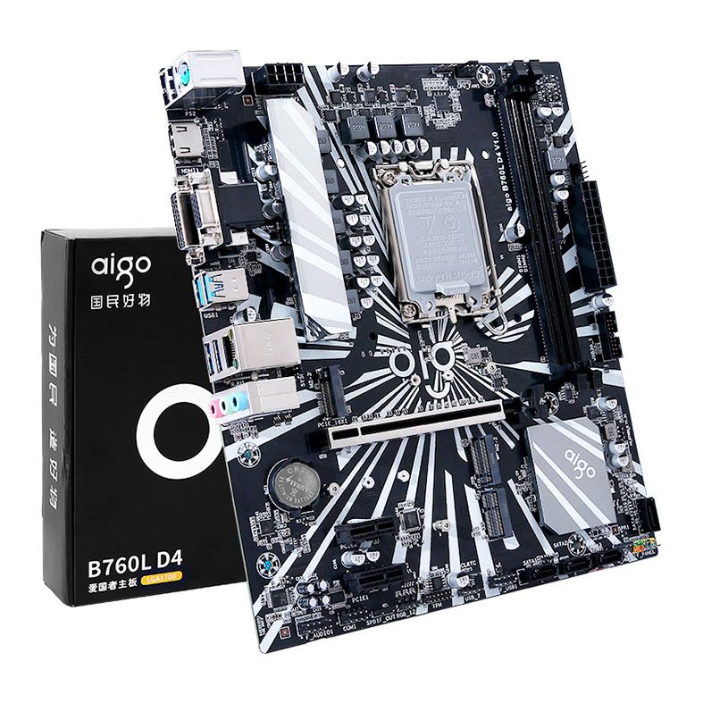 Placa Mae Aigo B760L D4, DDR4, LGA 1700, M-ATX, Chipset Intel B760, AIGO-B760L-D4