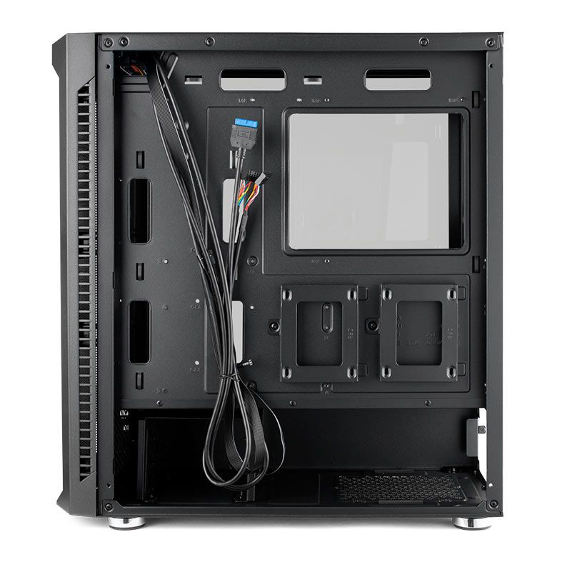 Gabinete Gamer Aigo DarkFlash Gale DF140 Preto Lateral Vidro