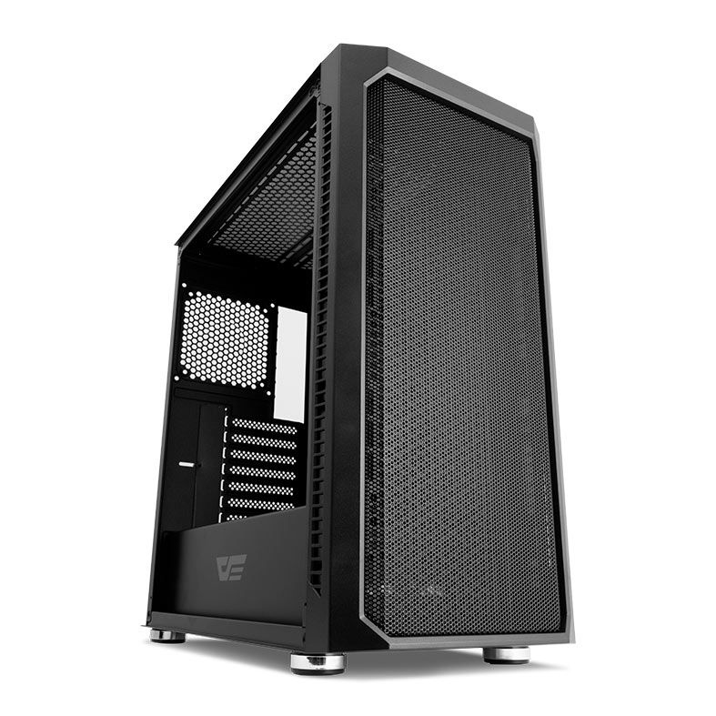 Gabinete Gamer Aigo DarkFlash Gale DF140 Preto Lateral Vidro