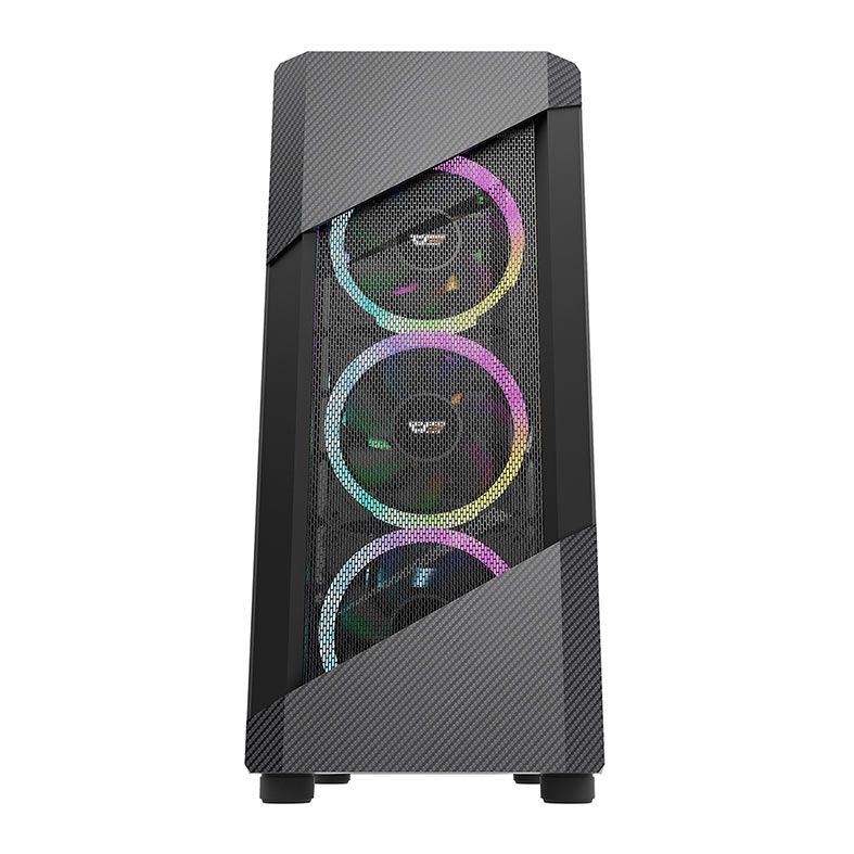 Gabinete Gamer Aigo DarkFlash Pollux , Mid-Tower, Lateral de Acrilico, Preto, Aigo-DarkFlash-Pollux
