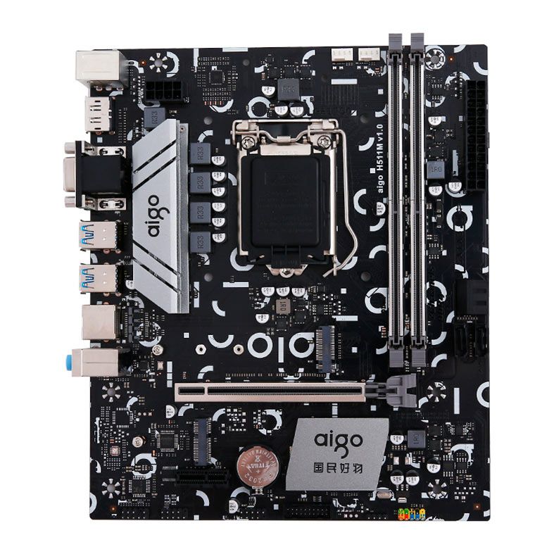 Placa Mae Aigo H511M, DDR4, LGA 1200, M-ATX, Chipset Intel H470, AIGO-H511M