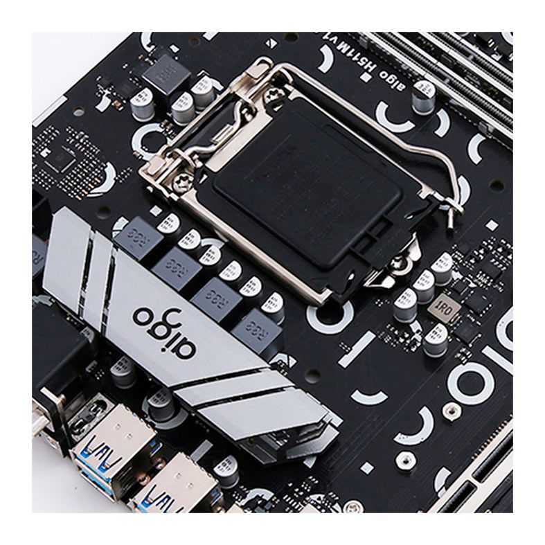 Placa Mae Aigo H511M, DDR4, LGA 1200, M-ATX, Chipset Intel H470, AIGO-H511M