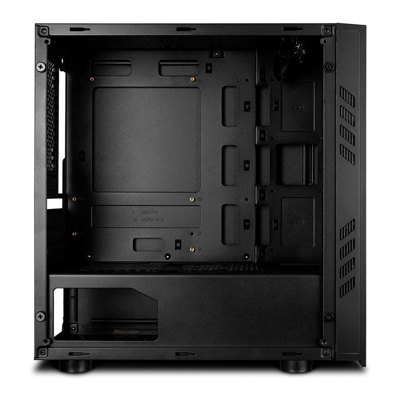 Gabinete Gamer Aigo Mini Preto Lateral Acrilico