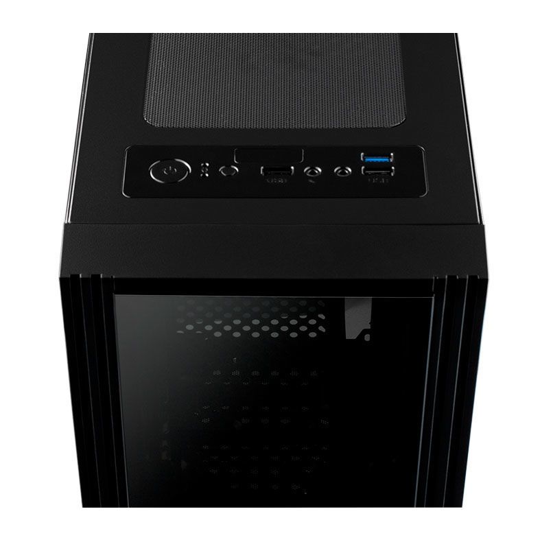 Gabinete Gamer Aigo Mini Preto Lateral Acrilico