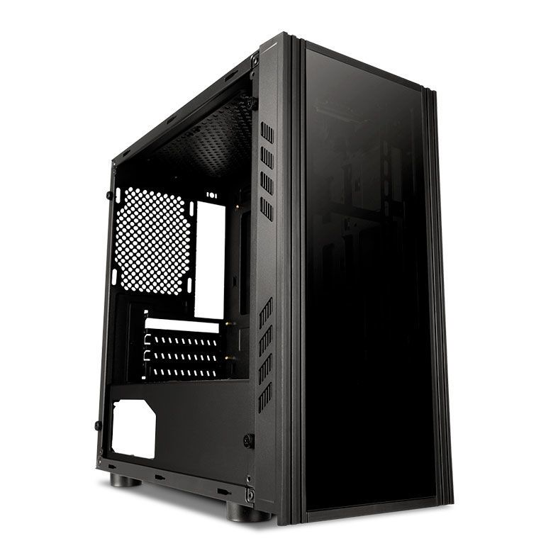 Gabinete Gamer Aigo Mini Preto Lateral Acrilico