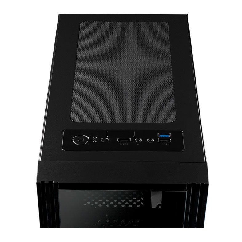 Gabinete Gamer Aigo Mini Preto Lateral Acrilico
