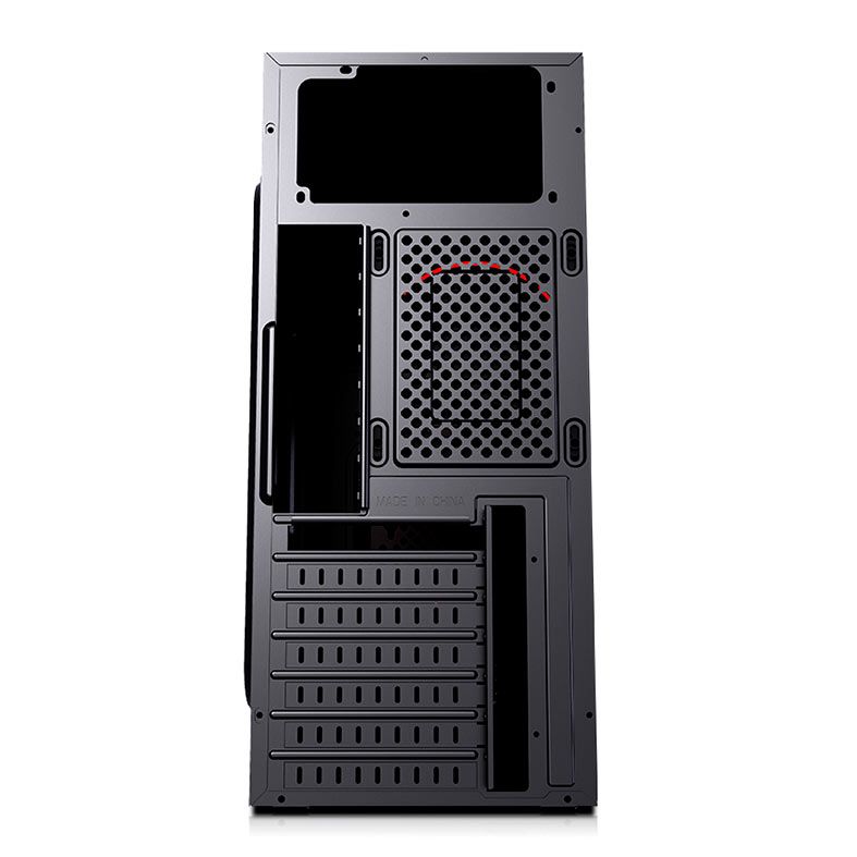 Gabinete Gamer Aigo Rainbow , Mid-Tower, Lateral de Acrilico, Preto, Aigo-Rainbow-Preto