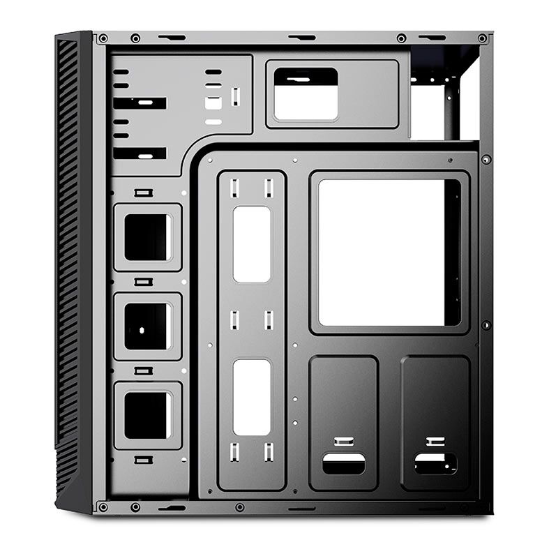 Gabinete Gamer Aigo Rainbow , Mid-Tower, Lateral de Acrilico, Preto, Aigo-Rainbow-Preto