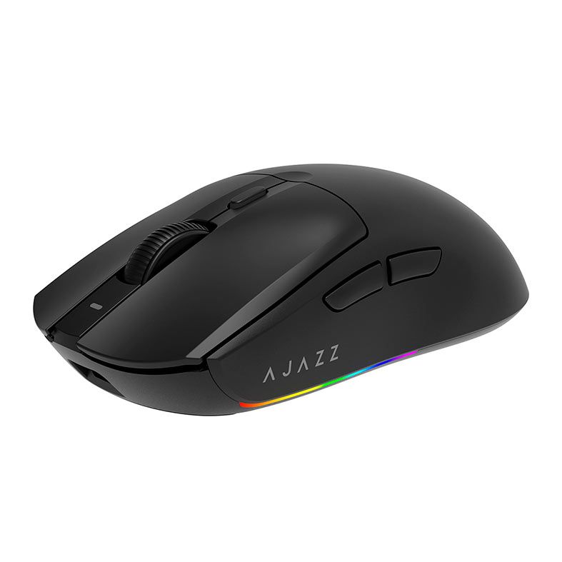 OPENBOX Mouse Gamer Ajazz AJ139 V2 MC, 24000DPI, 6 Botoes, Tri-Mode, Preto, AJ139V2-MC-BK