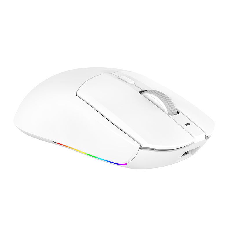 OPENBOX Mouse Gamer Ajazz AJ139 V2 MC, 24000DPI, 6 Botoes, Tri-Mode, Branco, AJ139V2-MC-WH