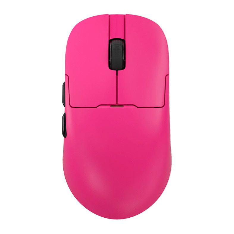 Mouse Gamer Ajazz AJ159 NL, 12000DPI, 6 Botoes, Tri-Mode, Rosa, AJ159-NL-RD