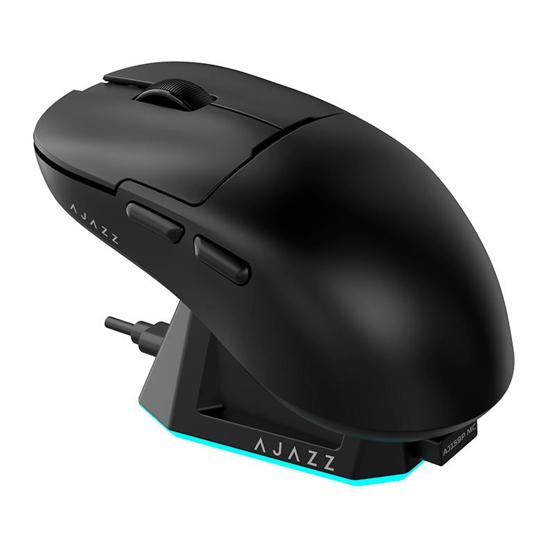OPENBOX Mouse Ajazz AJ159P, 12000DPI, 6 Botoes, Wireless, Preto, AJ159P-MC-BK
