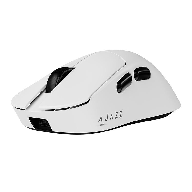 Mouse Gamer Ajazz AJ179 V2, 12000DPI, 5 Botoes, Tri-Mode, Branco, AJ179V2-WH