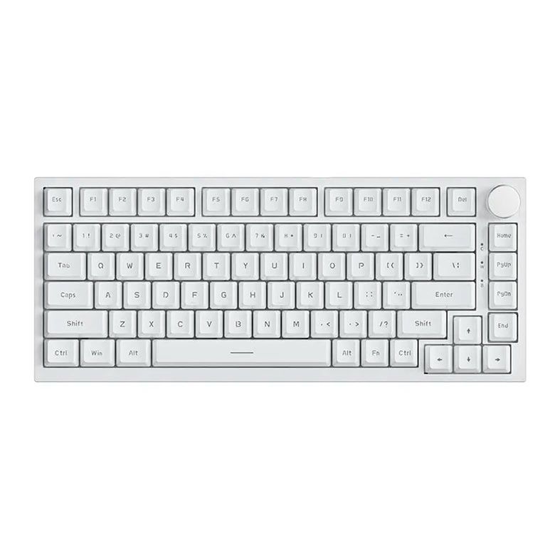 OPENBOX Teclado Mecanico Ajazz AK820, Switch Azul, Branco, AK820-WH