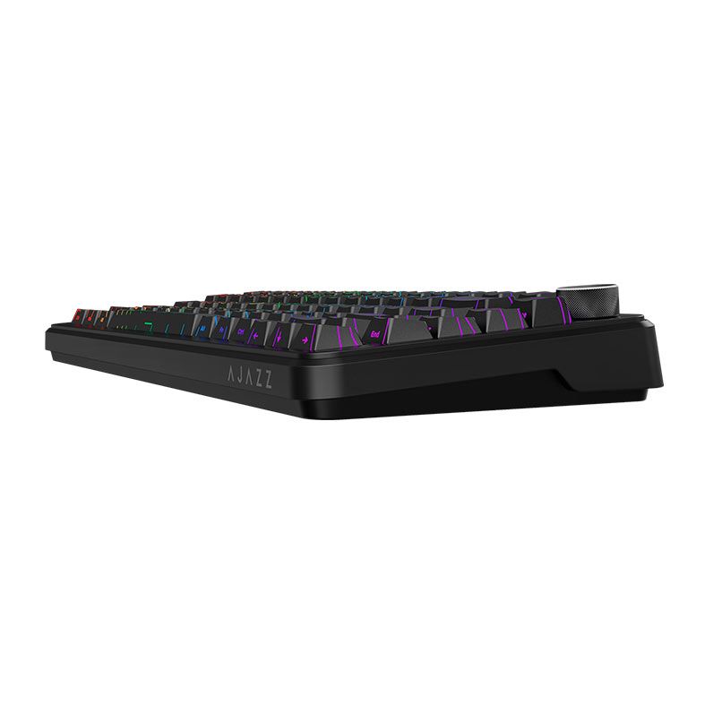 OPENBOX Teclado Magnetico Ajazz AK820 MAX HE, RGB, 75%, Switch Hall Effect, Contour Line Black, AK820MAX-CLBK