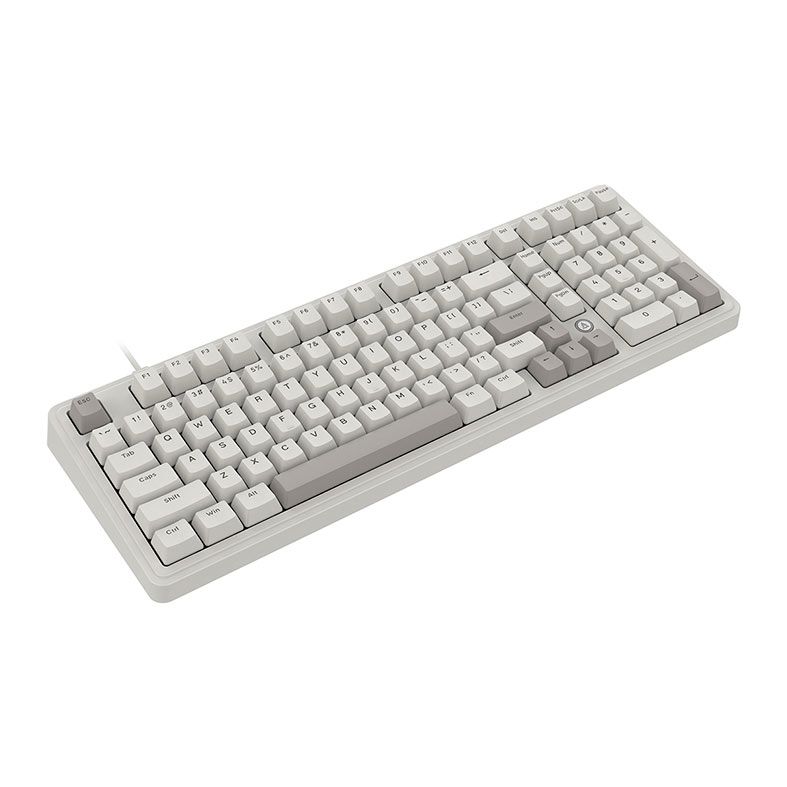 Teclado Mecanico Ajazz AK980, Rainbow, Switch Vermelho, Tri-Mode, Retro Grey, AK980-RG