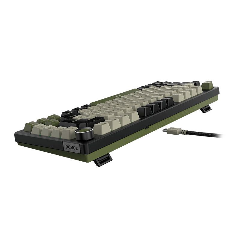 Teclado Mecanico PCYES Arkeum, 75%, Led, ABNT2, Switch Red, Cammo Edition, AKCM75RBR