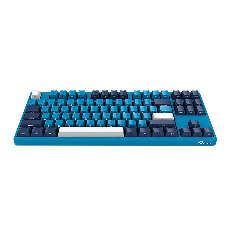 Teclado Mecanico Gamer Akko Ocean Star, ANSI, Switch Cherry Brown, Azul, AKKO-3087SP-OS