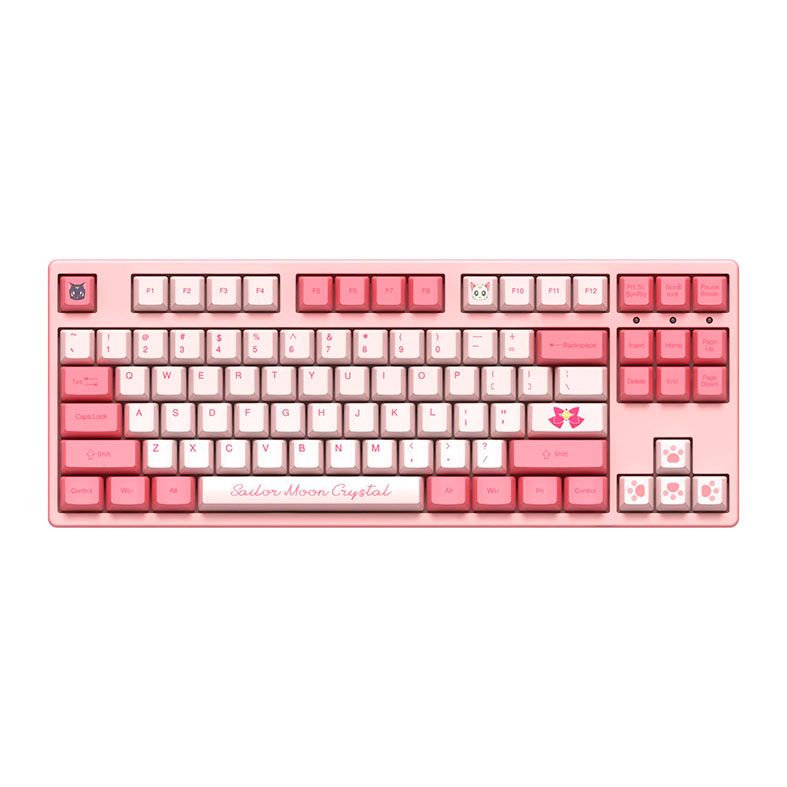 Teclado Mecanico Gamer Akko 3087V2 Sailor Moon Crystal, Switch Gateron Orange, AKKO-3087V2-ORANGE