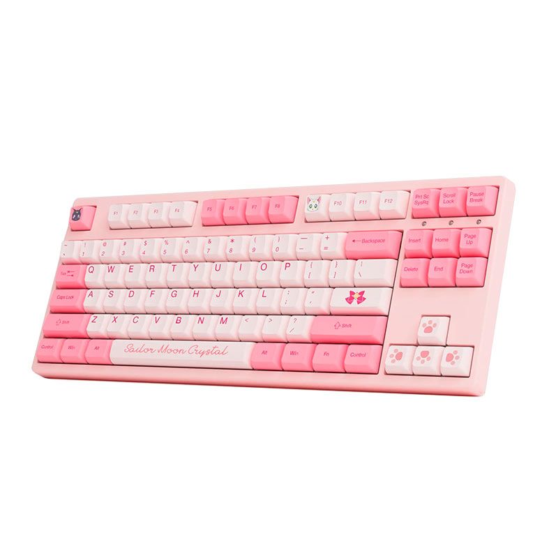 Teclado Mecanico Gamer Akko 3087V2 Sailor Moon Crystal, Switch Gateron Orange, AKKO-3087V2-ORANGE