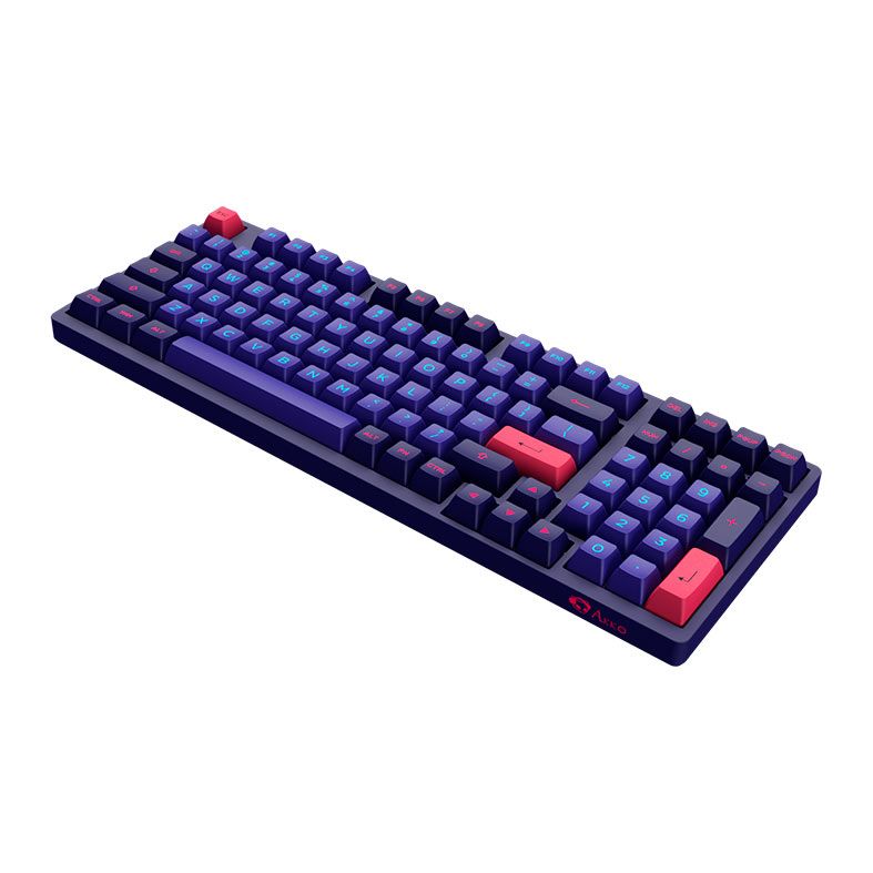 Teclado Mecanico Gamer Akko Neon 3098, Switch Cream Blue, AKKO-3098-NEON