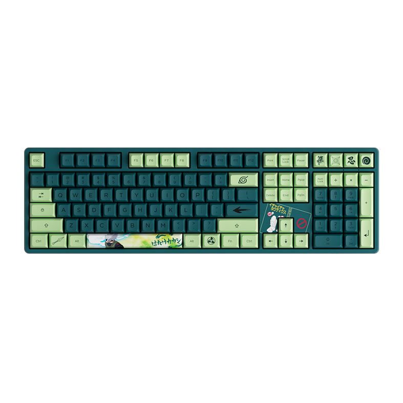 Teclado Mecanico Gamer Akko Naruto Shippuden Hatake Kakashi, RGB ANSI, Switch Akko CS Lavender Purple, AKKO-5108S-RGB-CSLPP