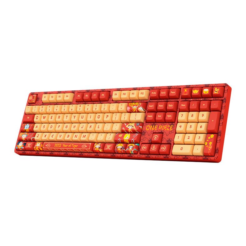 Teclado Mecanico Gamer Akko One Piece Ano Do Tigre, RGB, ANSI, Switch Akko Jelly Pink, AKKO-5108S-RGB-JPK