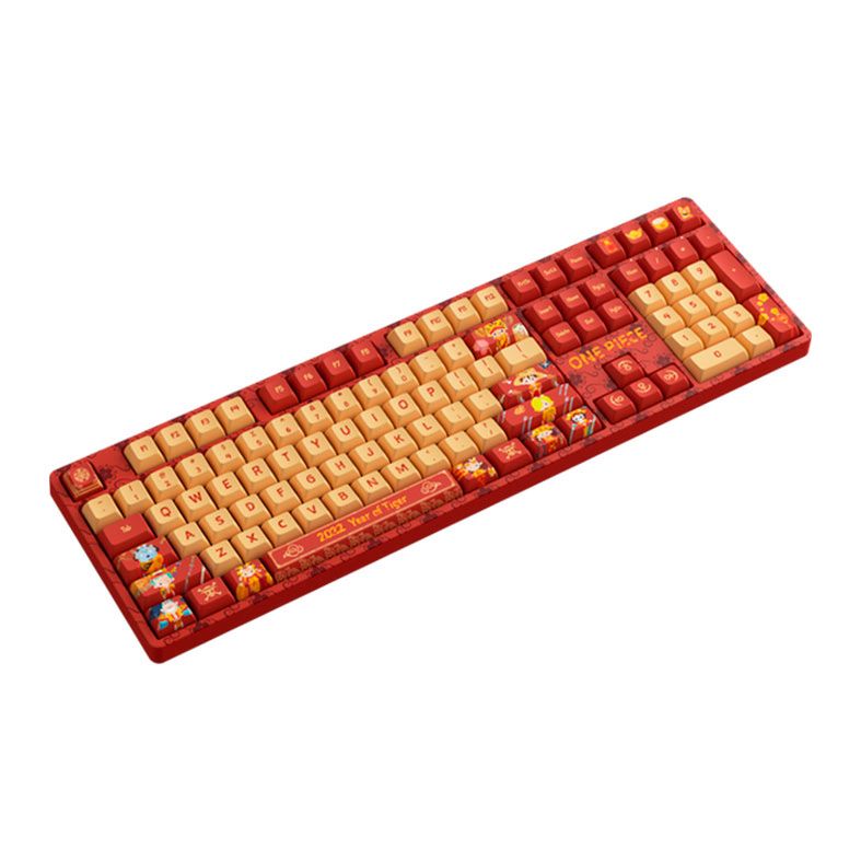 Teclado Mecanico Gamer Akko One Piece Ano Do Tigre, RGB, ANSI, Switch Akko Jelly Pink, AKKO-5108S-RGB-JPK