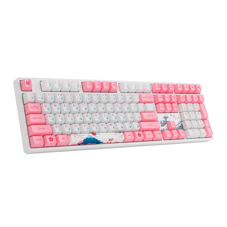 Teclado Mecanico Gamer Akko 5108S World Tour Tokyo, RGB, Switch Gateron Pink, AKKO-5108S-TOKYO