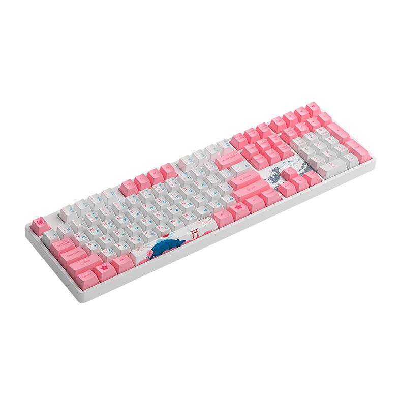 Teclado Mecanico Gamer Akko 5108S World Tour Tokyo, RGB, Switch Gateron Pink, AKKO-5108S-TOKYO