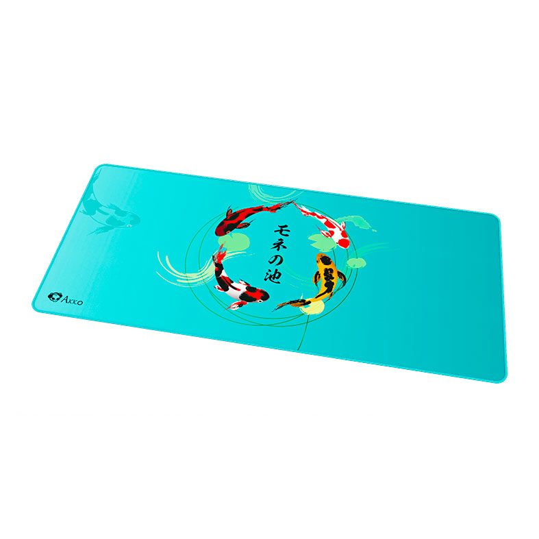 Mousepad Akko Monets Pond, Extra Grande, 900x400x4mm, Verde, AKKO-MONETS-VD