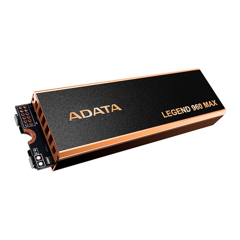 SSD Adata Legend 960 Max, 4TB, M.2 2280, PCIe NVMe, Leitura 7400 MB/s, Gravacao 6800 MB/s, ALEG-960M-4TCS