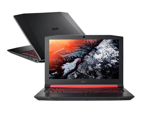 Notebook Gamer Acer Aspire Nitro 5 GTX 1050 4GB I7-7700HQ 8GB 1TB 15.5" IPS, AN515-51-77FH