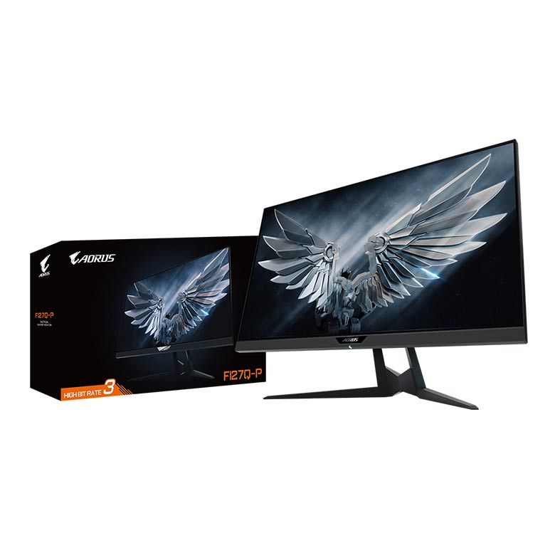 Monitor Gamer Gigabyte Aorus FI27Q-P 27" 1ms 165Hz QHD G-Sync Altura Ajustavel HDMI/DP, AORUS FI27Q-P